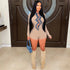 Lightning Strikes Denim Romper