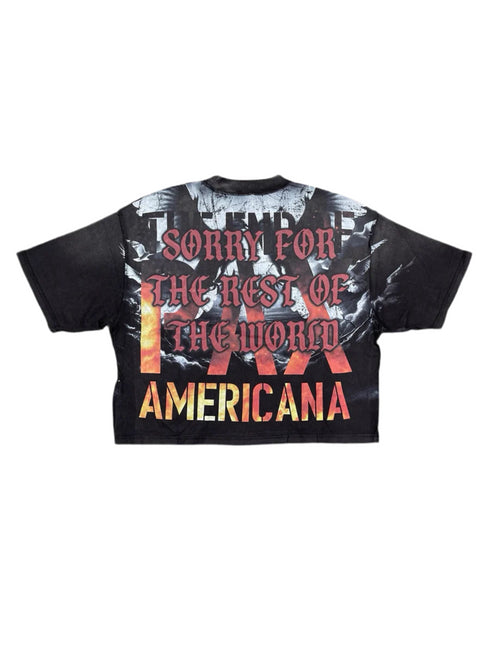 Rare Peace Americana Crop Tee