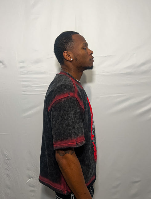 Red Skully Trapper Shirt