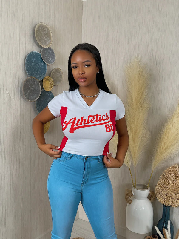 Athletics 80 Crop Top