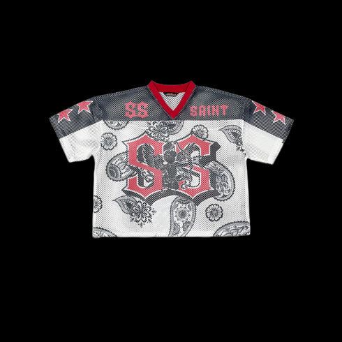 SS Crop Mesh Jersey
